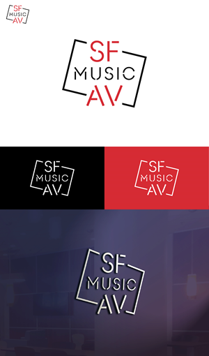 Logo Design by designer profile for SF Music, Audio, and Video | Design: #30571183
