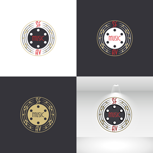 Logo Design by Masio_ for SF Music, Audio, and Video | Design: #30581682