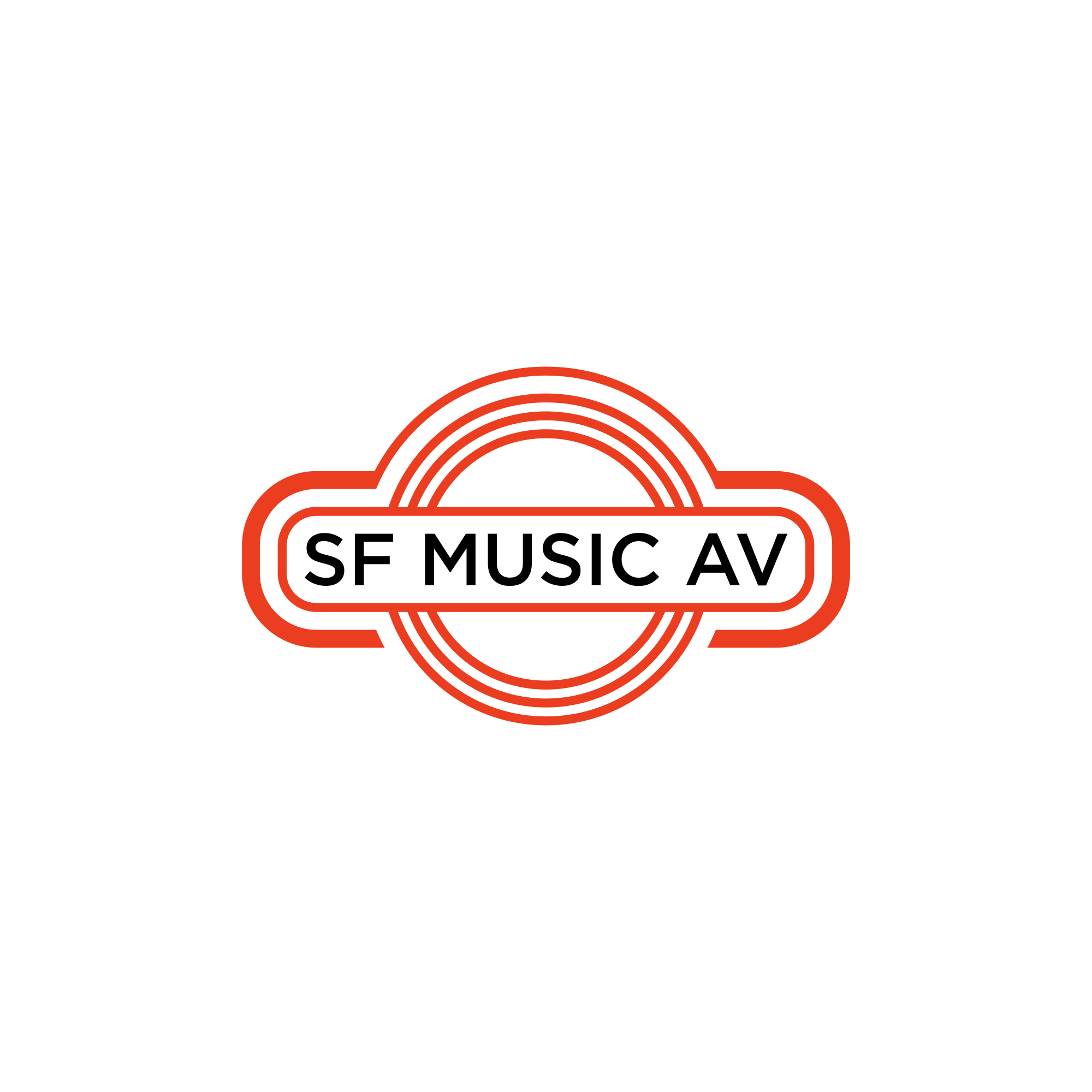 Diseño de Logo por B.O_studio para SF Music, Audio, and Video | Diseño #30581634