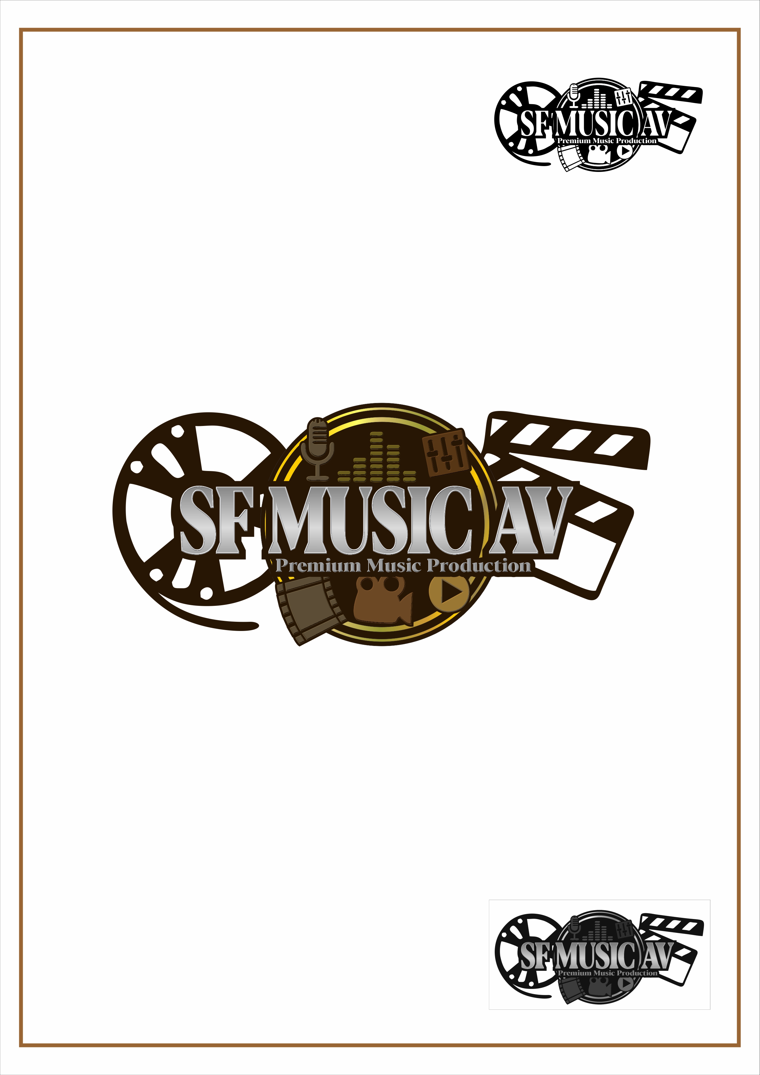 Logo Design by ERICKADESIVOS for SF Music, Audio, and Video | Design #30571766