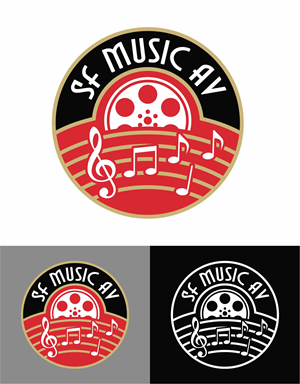 Logo-Design von design1206 für SF Music, Audio, and Video | Design #30579327
