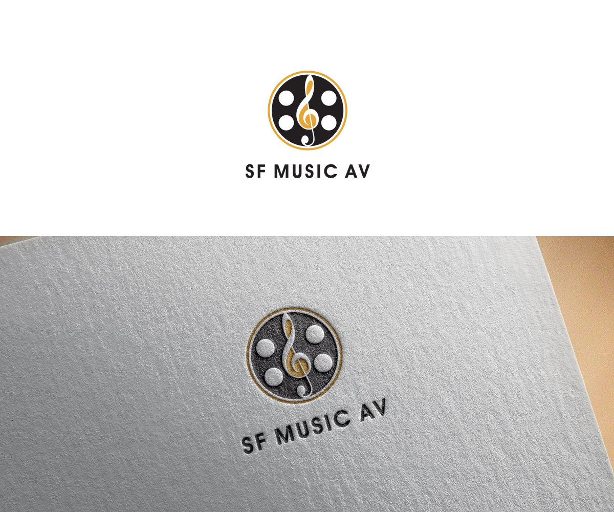 Logo Design by bijuak for SF Music, Audio, and Video | Design #30568830