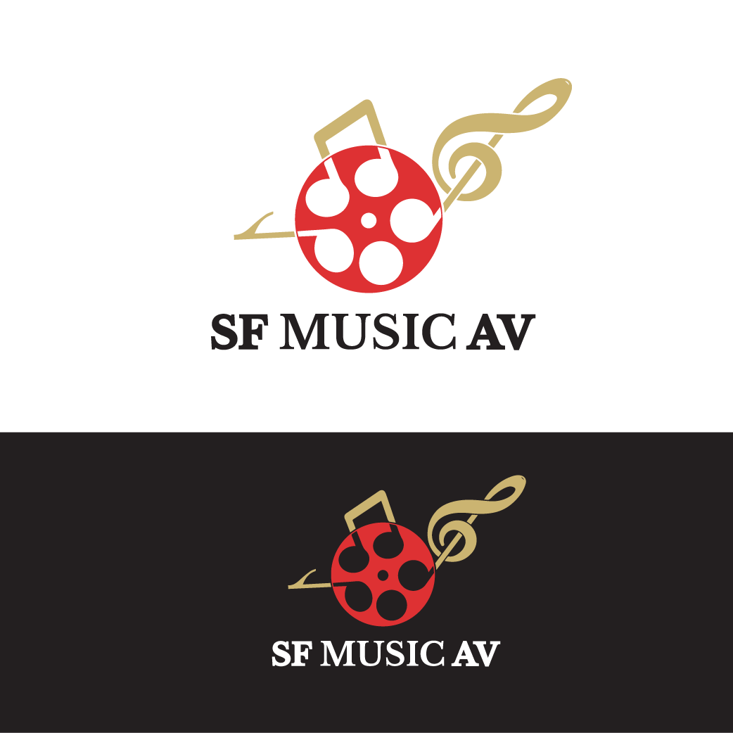 Logo Design by n1ck for SF Music, Audio, and Video | Design #30579792