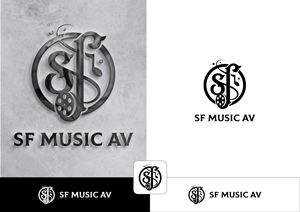 Logo Design by ~idiaz~ for SF Music, Audio, and Video | Design: #30574047