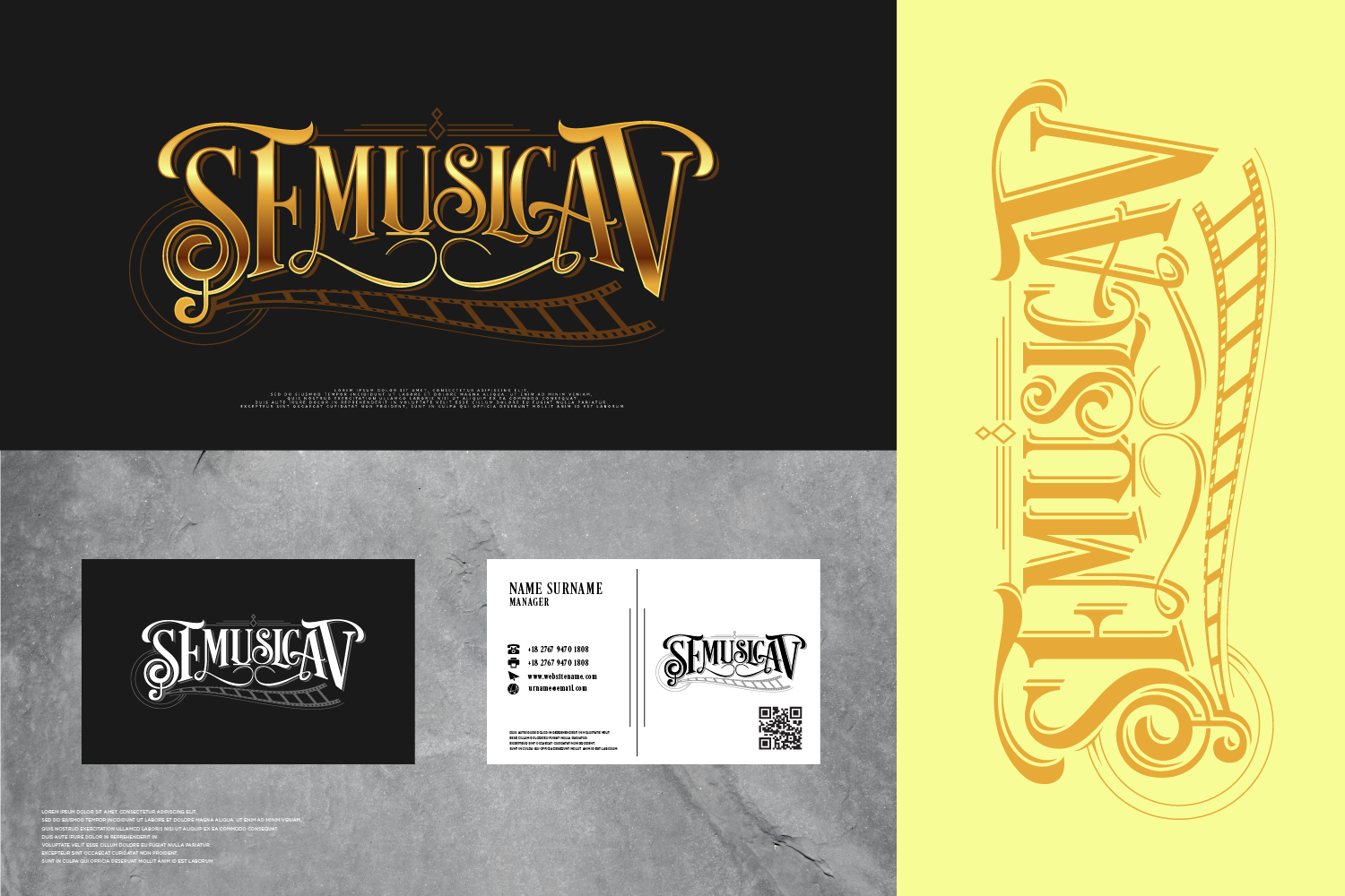 Logo Design by Fajar Ardiansah for SF Music, Audio, and Video | Design #30571679