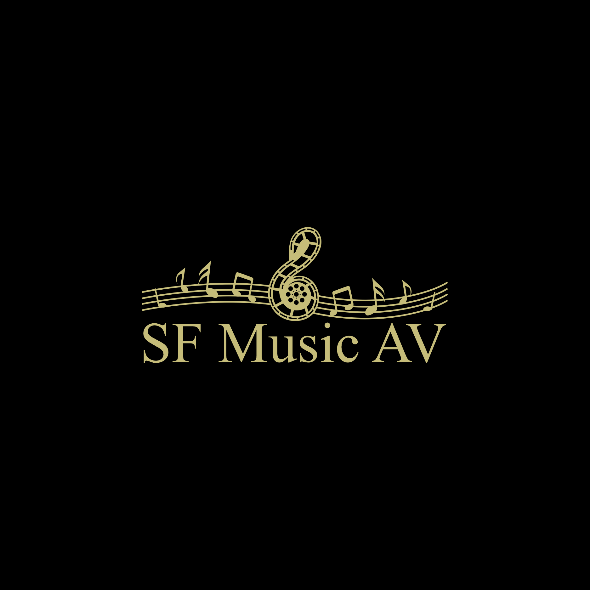 Logo Design by R5 Designer for SF Music, Audio, and Video | Design #30571689
