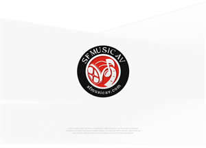 Logo Design by CKS d e s i g n for SF Music, Audio, and Video | Design: #30569721