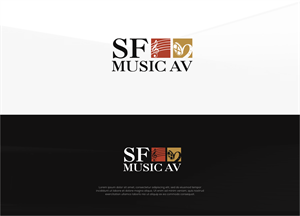 Logo Design by CKS d e s i g n for SF Music, Audio, and Video | Design: #30569991