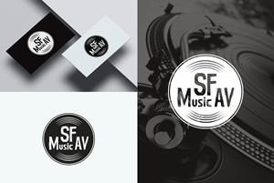 Logo Design by aexo for SF Music, Audio, and Video | Design: #30571909