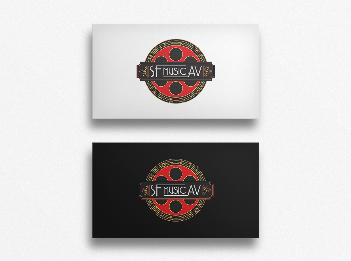 Diseño de Logo por Djamdesign para SF Music, Audio, and Video | Diseño #30575766