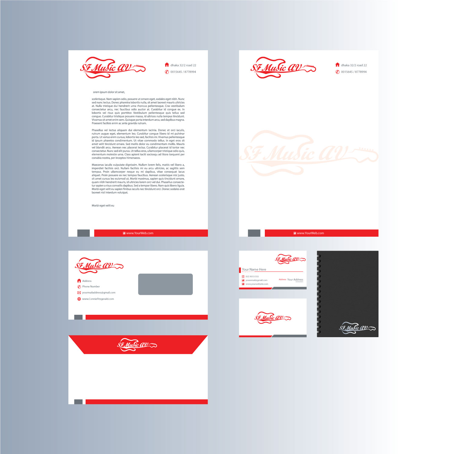Logo Design by monmon for SF Music, Audio, and Video | Design #30574125