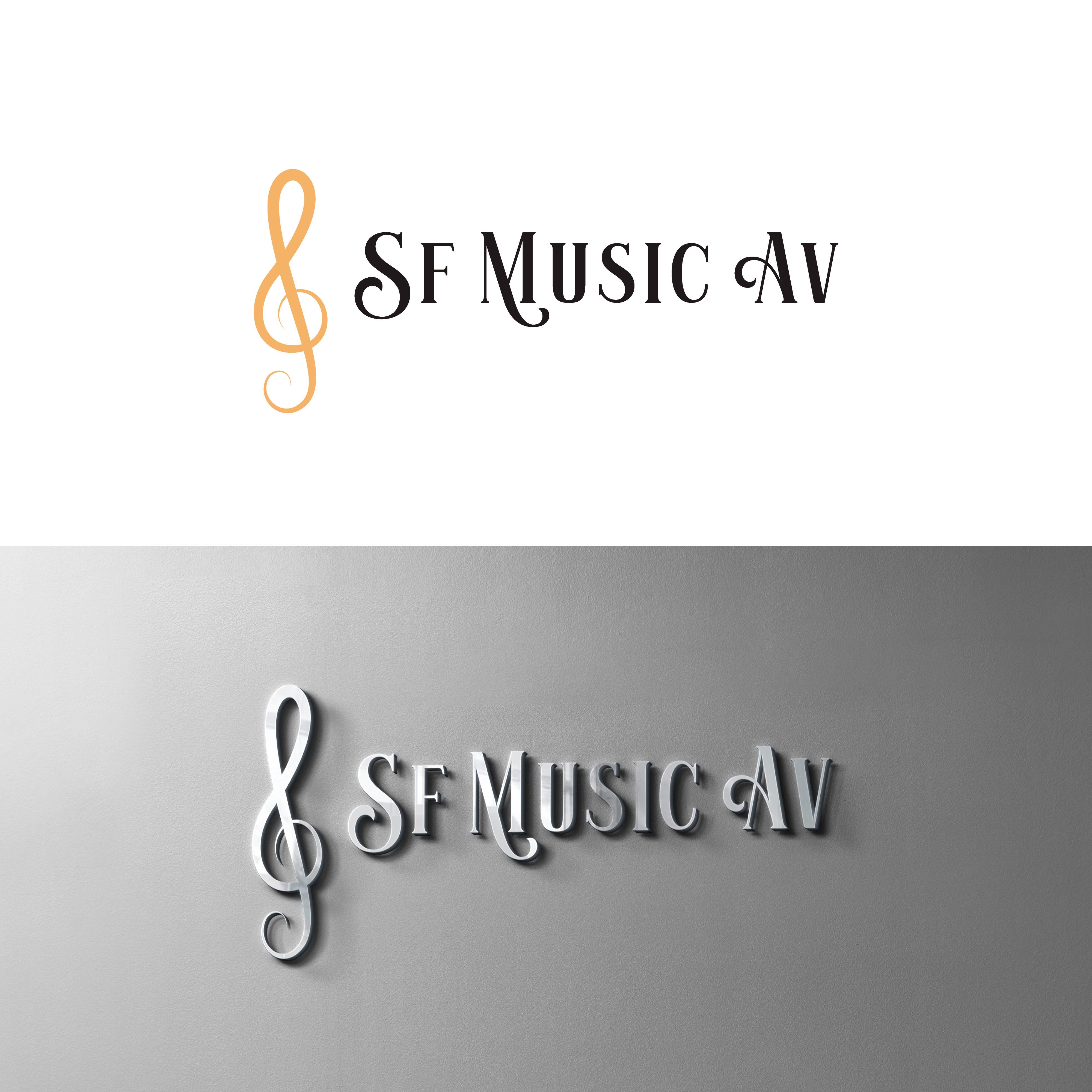 Logo Design by ChicGraphix for SF Music, Audio, and Video | Design #30581940