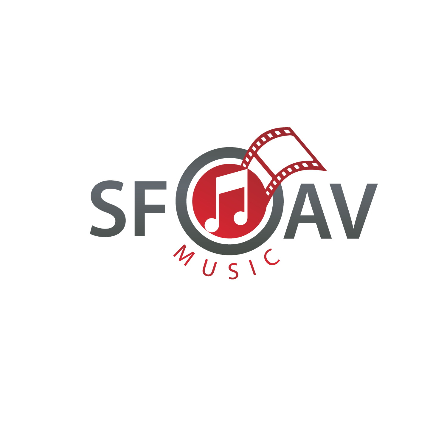 Logo Design by Ushan De Silva for SF Music, Audio, and Video | Design #30569348