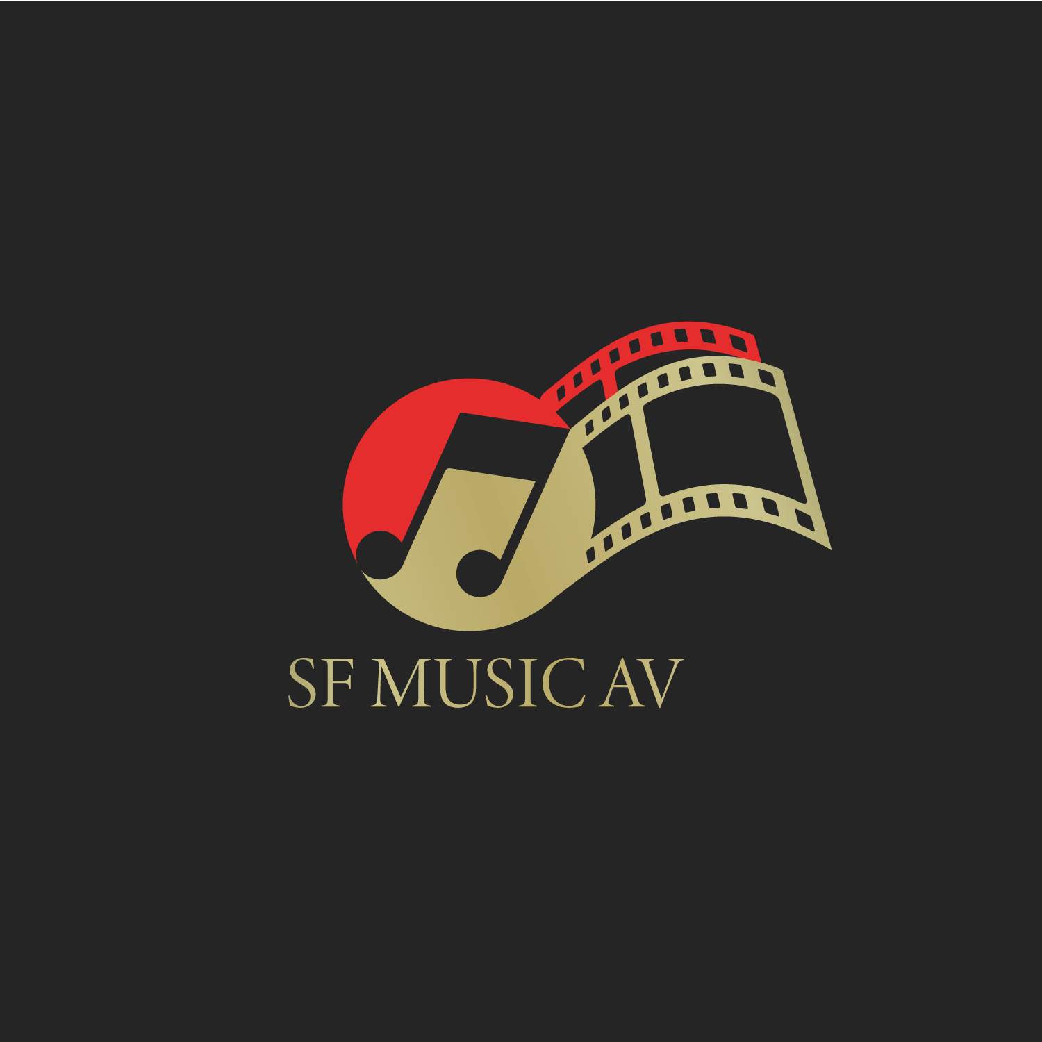 Logo Design by Ushan De Silva for SF Music, Audio, and Video | Design #30569761