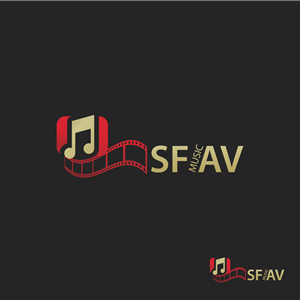 Logo Design by Ushan De Silva for SF Music, Audio, and Video | Design: #30569947