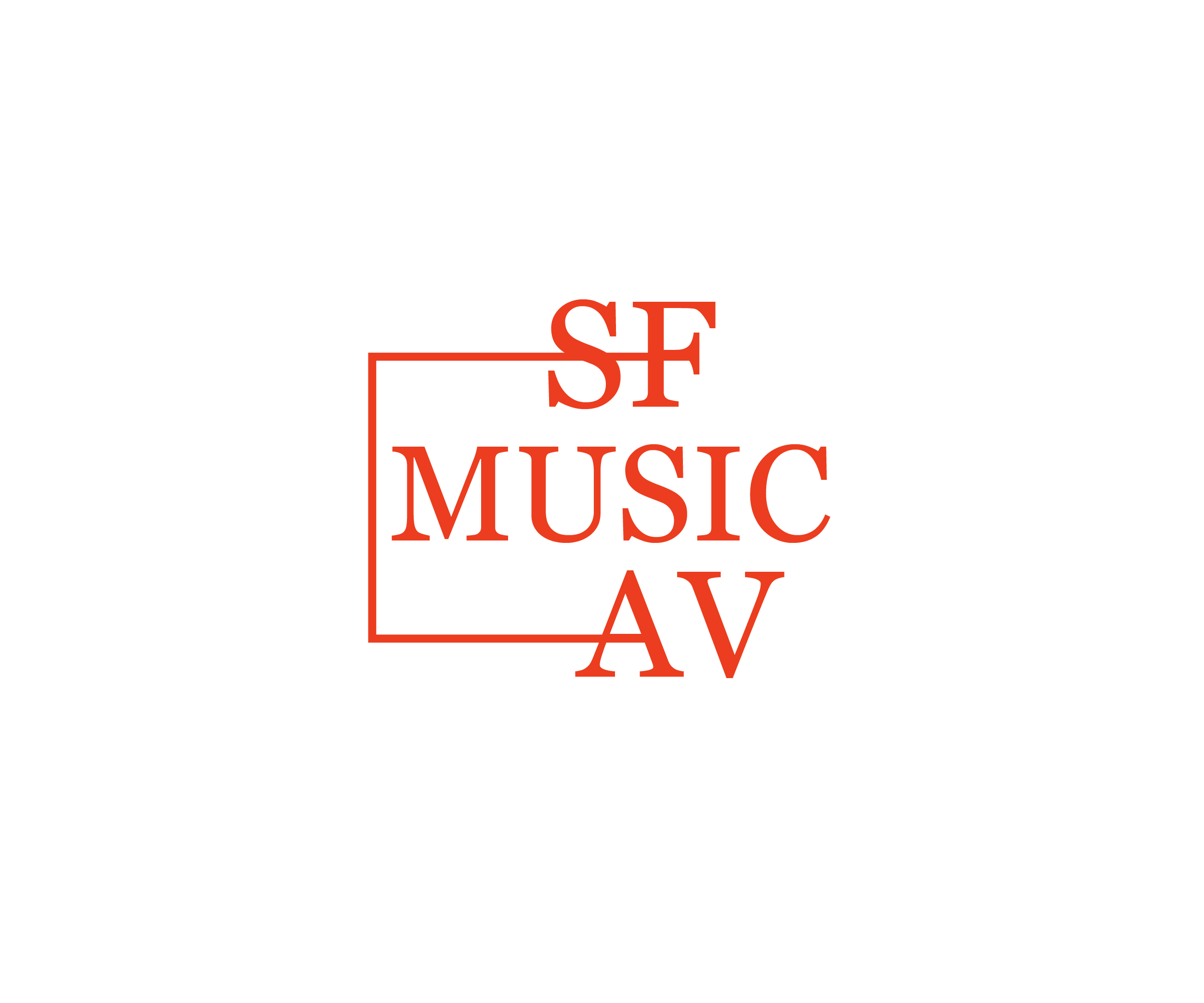 Logo Design by CrewType for SF Music, Audio, and Video | Design #30571242