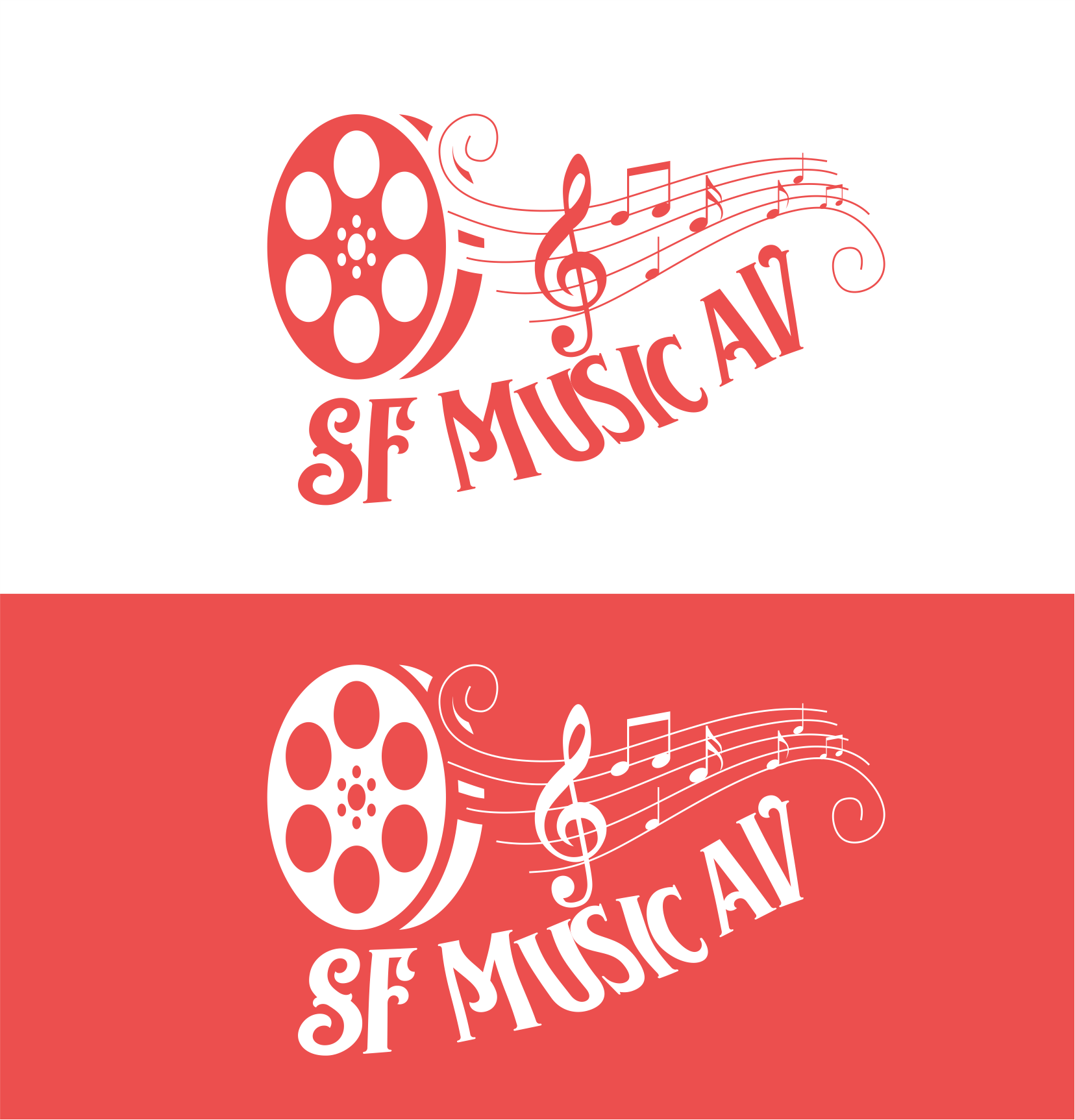 Logo Design by Ad1Fa26 for SF Music, Audio, and Video | Design #30573154
