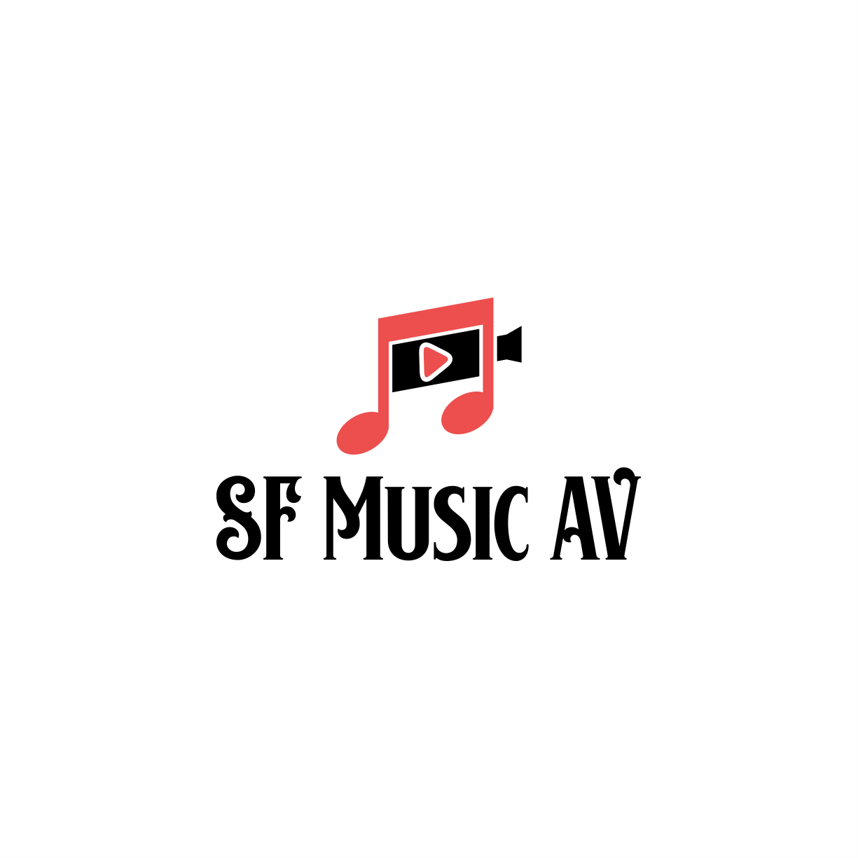 Logo Design by Ad1Fa26 for SF Music, Audio, and Video | Design #30585803