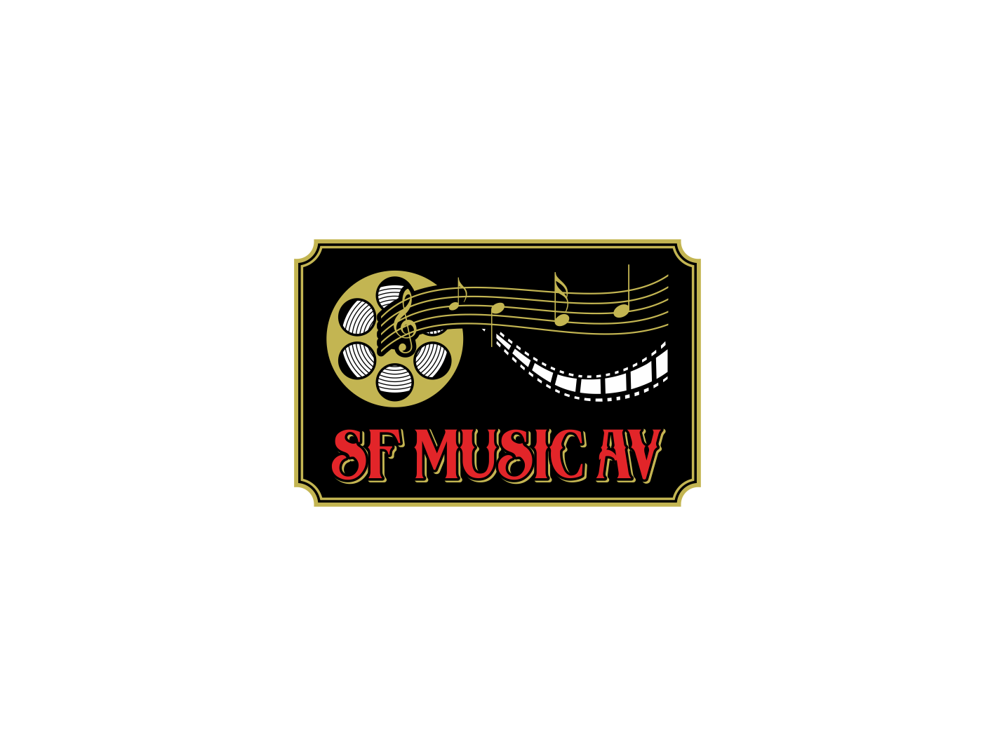 Logo Design by BNdesigner for SF Music, Audio, and Video | Design #30573456