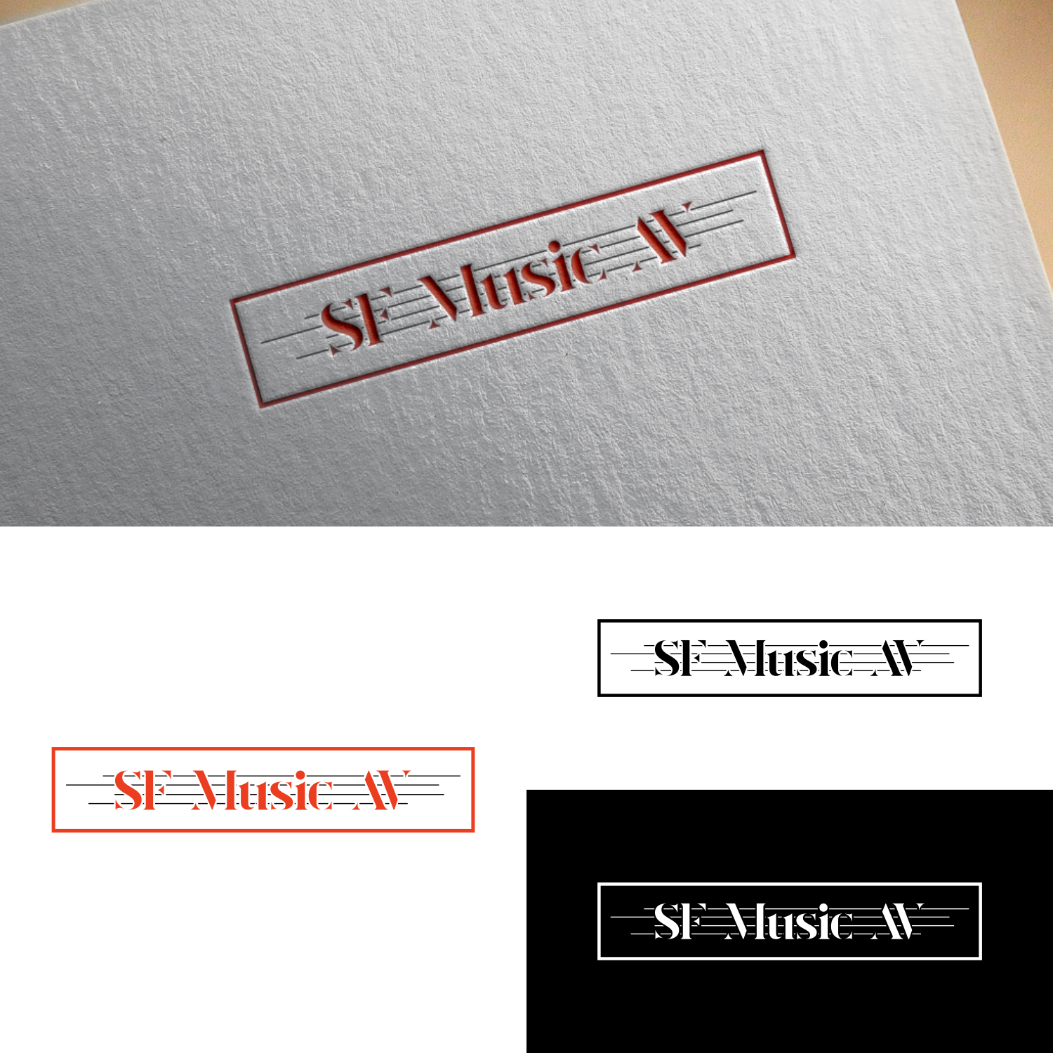 Logo Design by Tangantengen for SF Music, Audio, and Video | Design #30572904