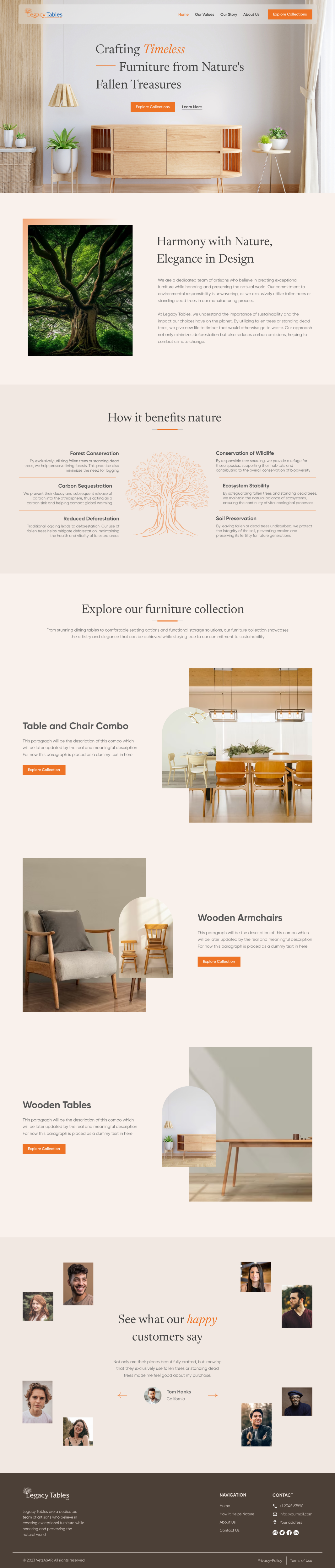Web Design by Milan Chauhan for Legacy Tables, LLC | Design #30582780