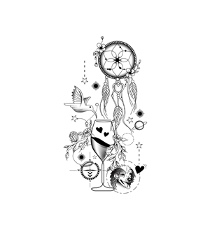 Tattoo Design by vidarshana 2 for this project | Design: #30593389