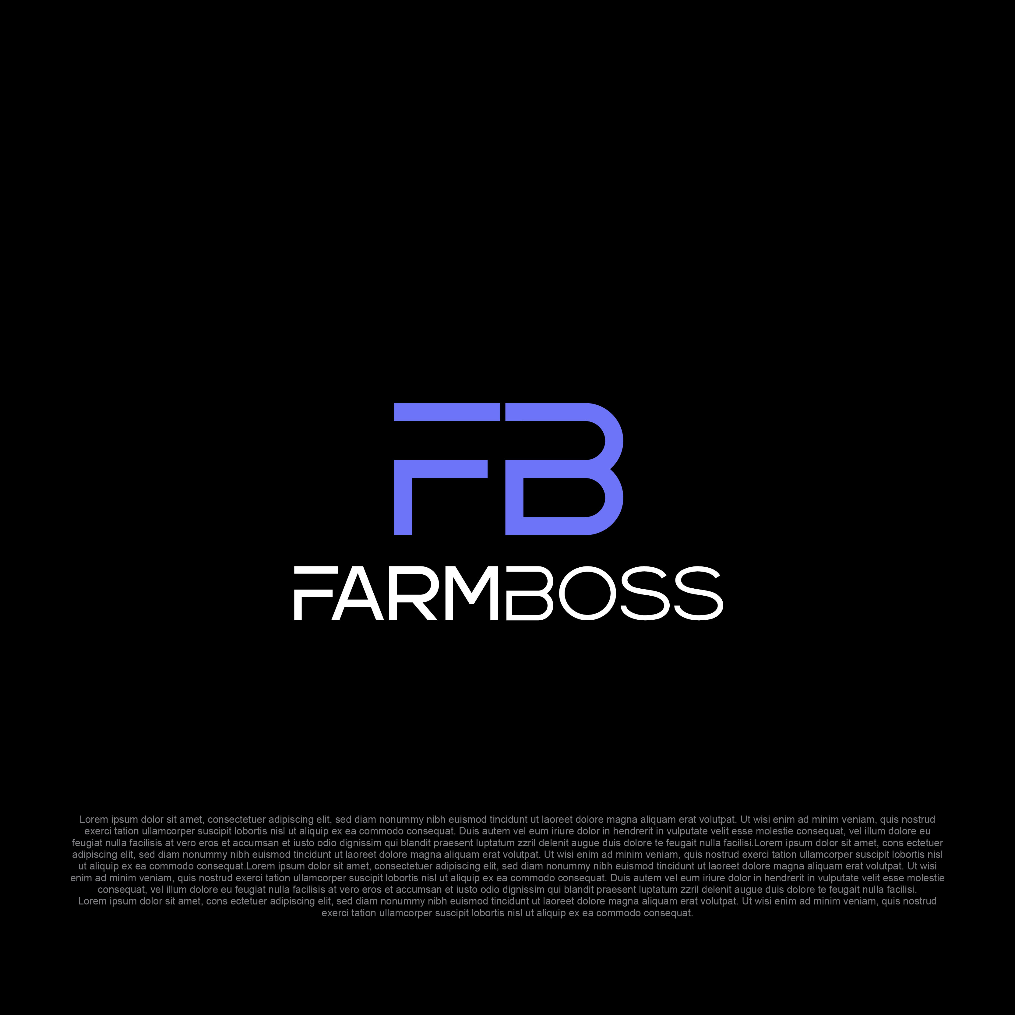 Logo Design by Ali.Adnan for Farm Boss | Design #30598378