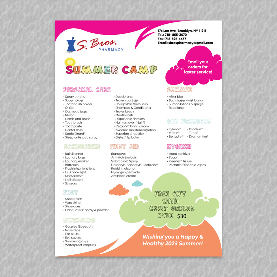 Flyer-Design von YourLogoMaster für S Bros Pharmacy | Design #30579929