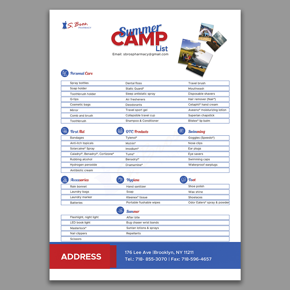 Diseño de Flyer por Mi17design para S Bros Pharmacy | Diseño #30590757