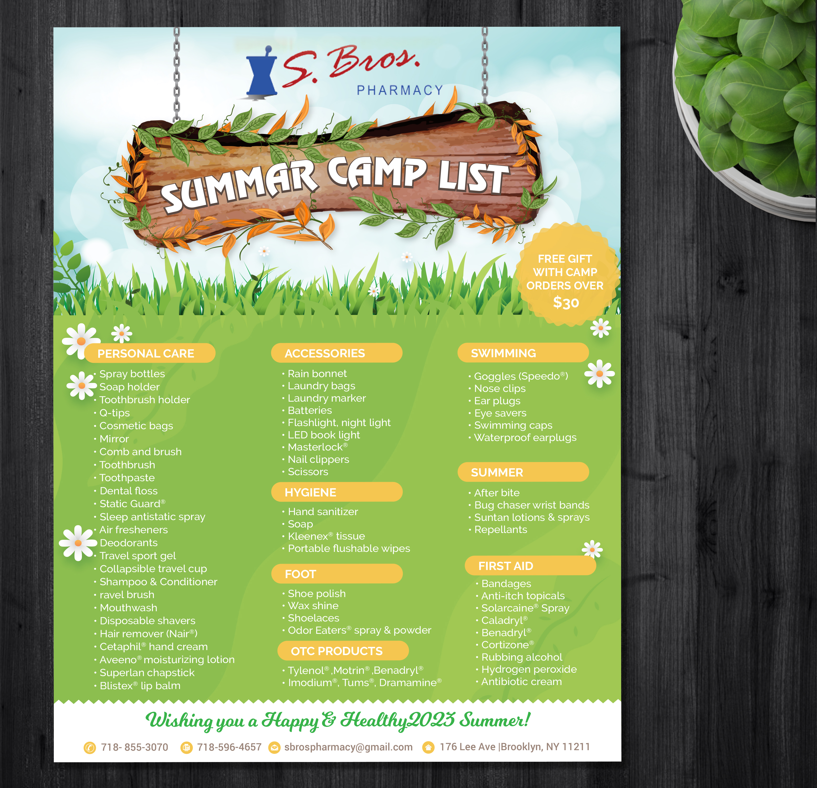 Flyer-Design von alex989 für S Bros Pharmacy | Design #30578115