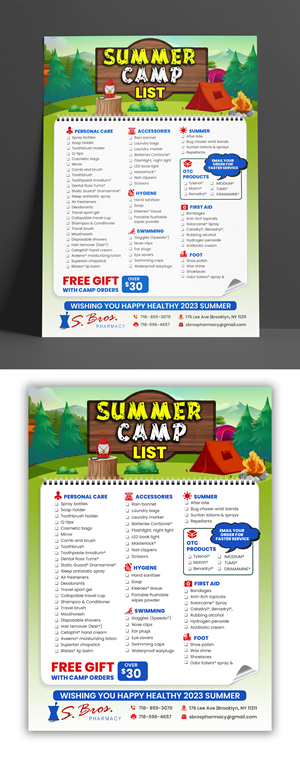 Diseño de Flyer por debdesign para S Bros Pharmacy | Diseño: #30578568