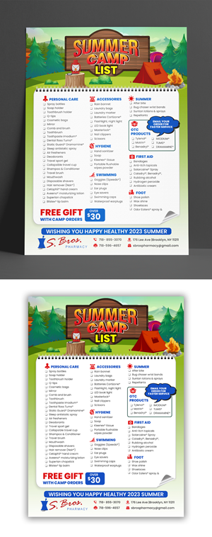 Diseño de Flyer por debdesign para S Bros Pharmacy | Diseño: #30578569