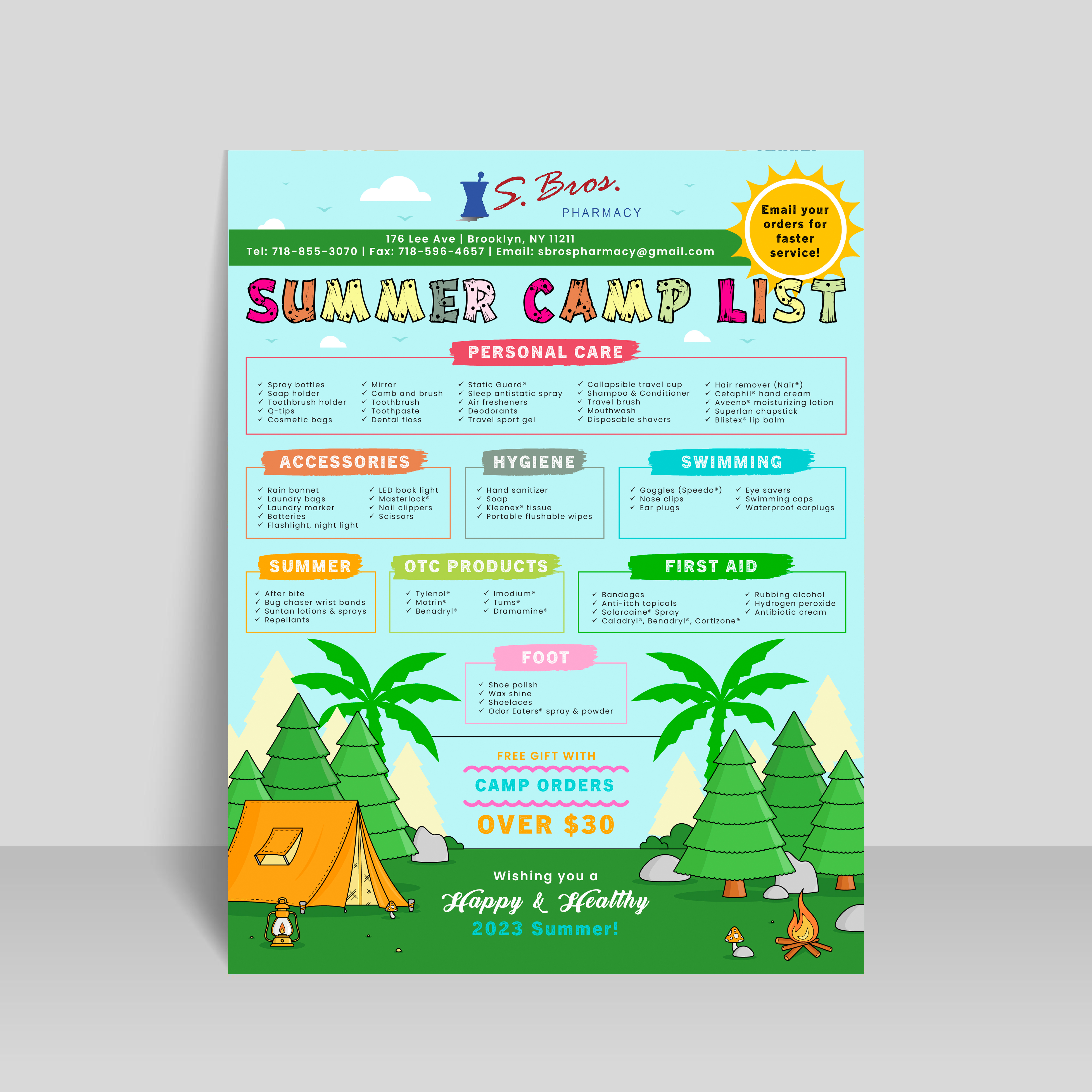 Diseño de Flyer por nitin.kondhare2010 para S Bros Pharmacy | Diseño #30589375