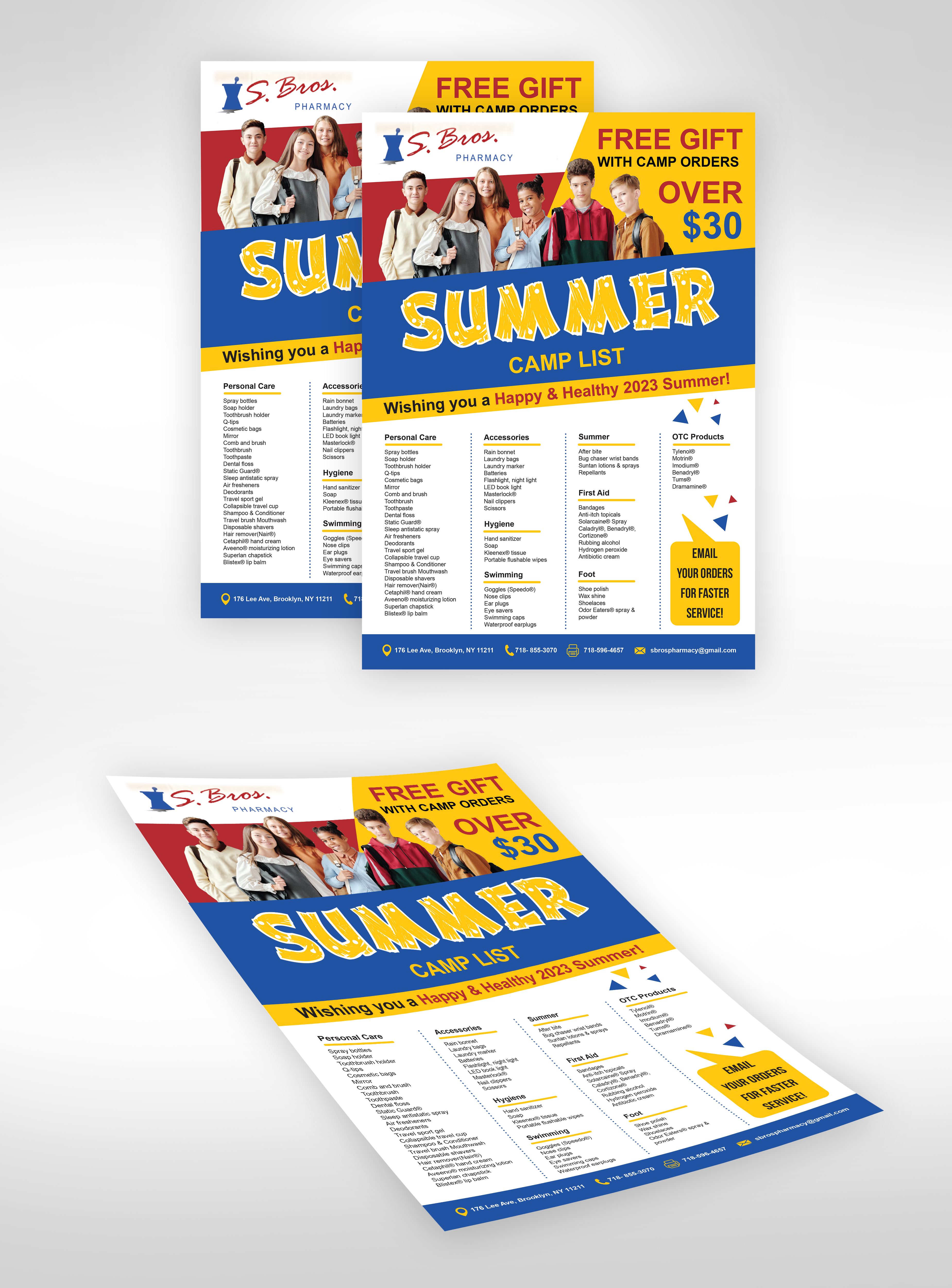 Flyer Design by saurov for S Bros Pharmacy | Design #30579051