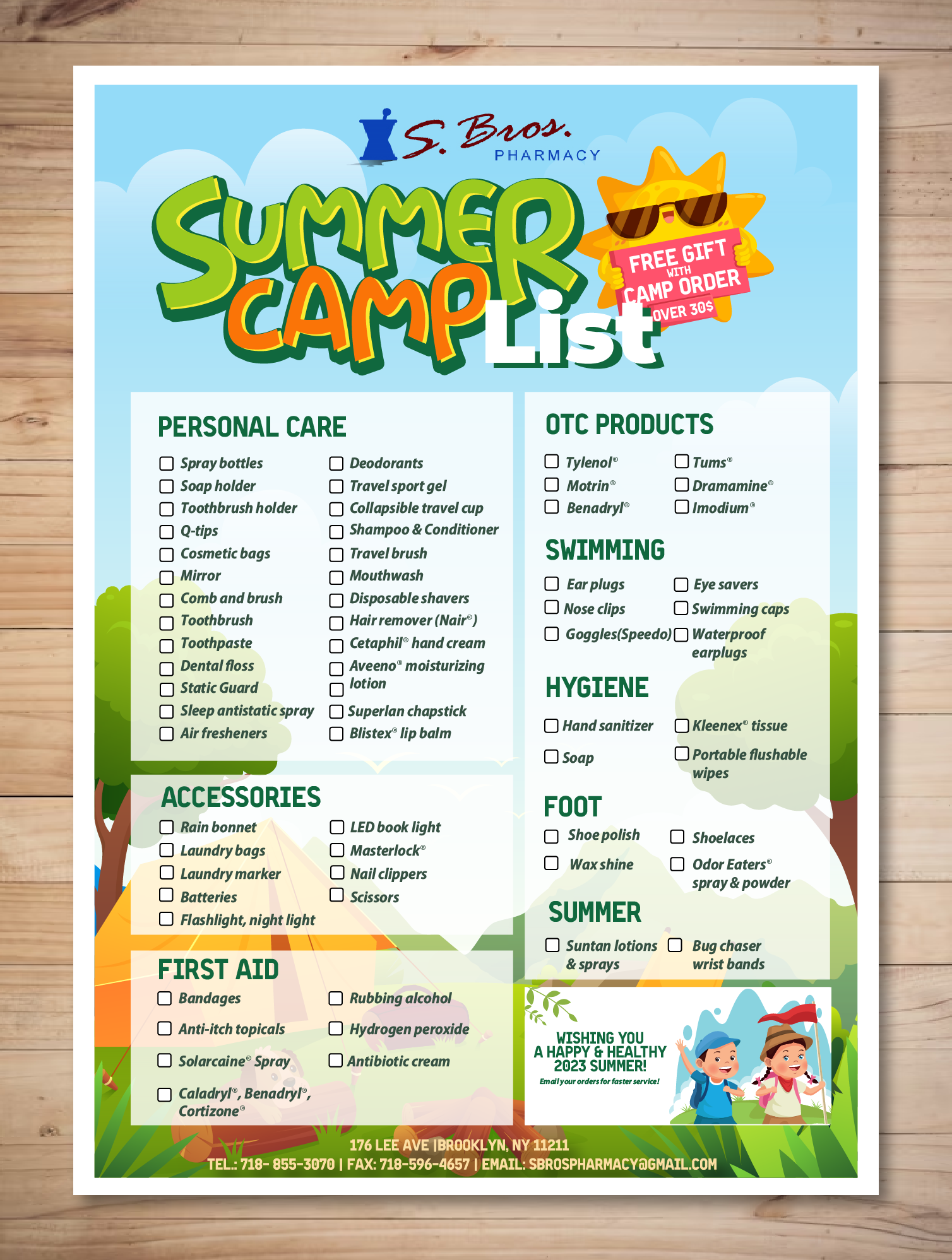 Diseño de Flyer por Ngoc Pen para S Bros Pharmacy | Diseño #30594307