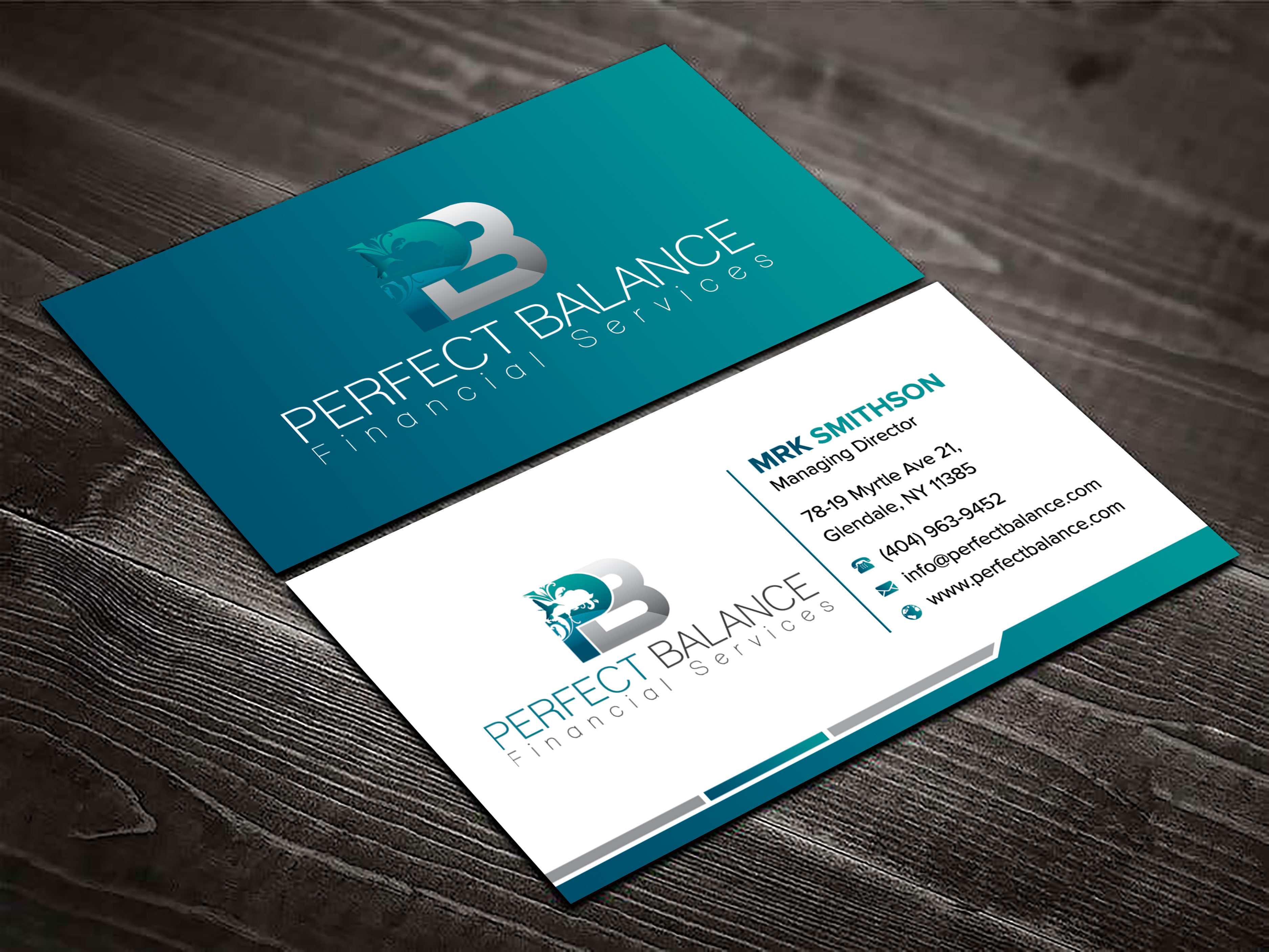 Business Card Design by sadikul islam for Perfect Balance Financial Services | Design #30579945