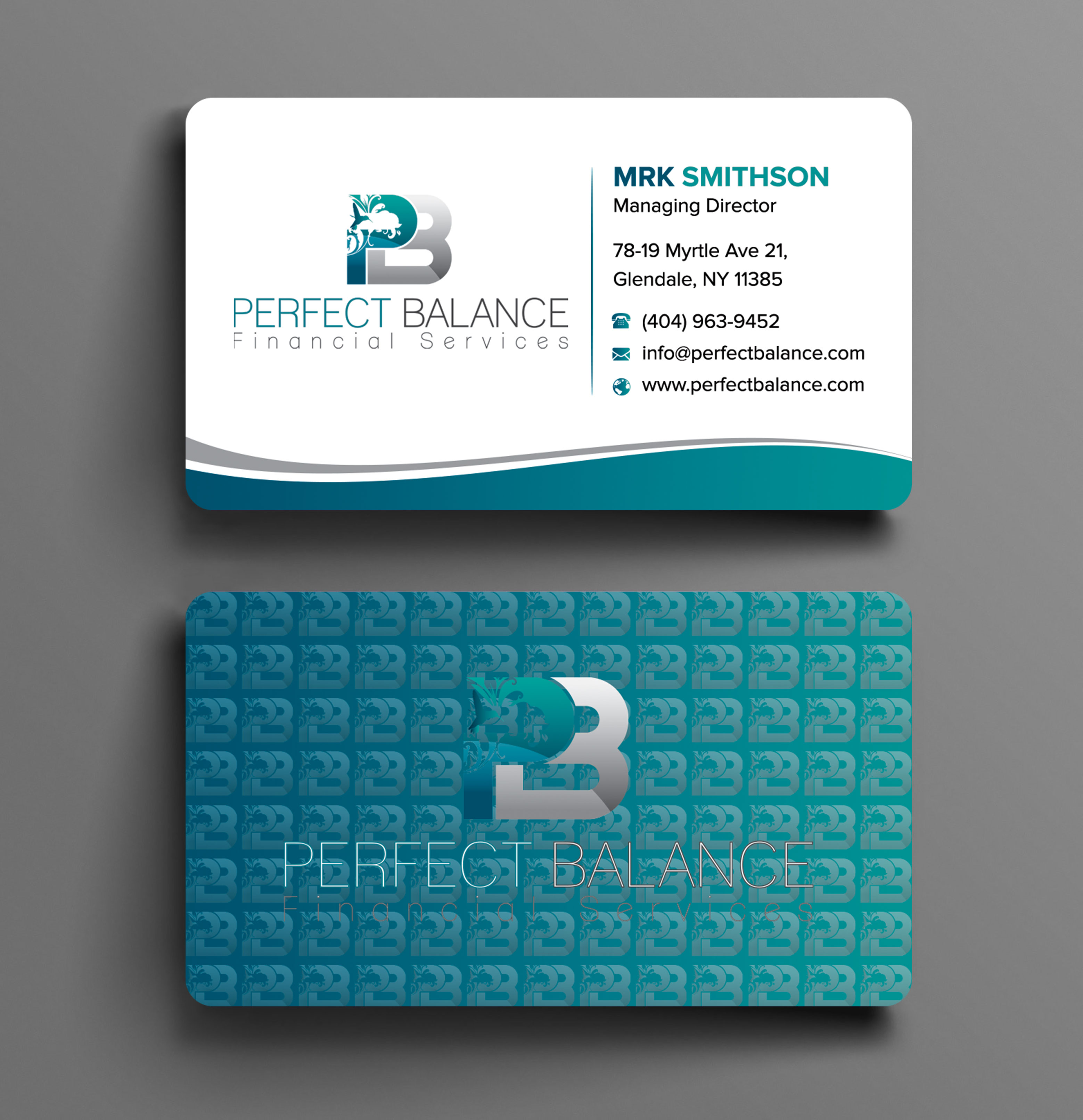 Business Card Design by sadikul islam for Perfect Balance Financial Services | Design #30580000
