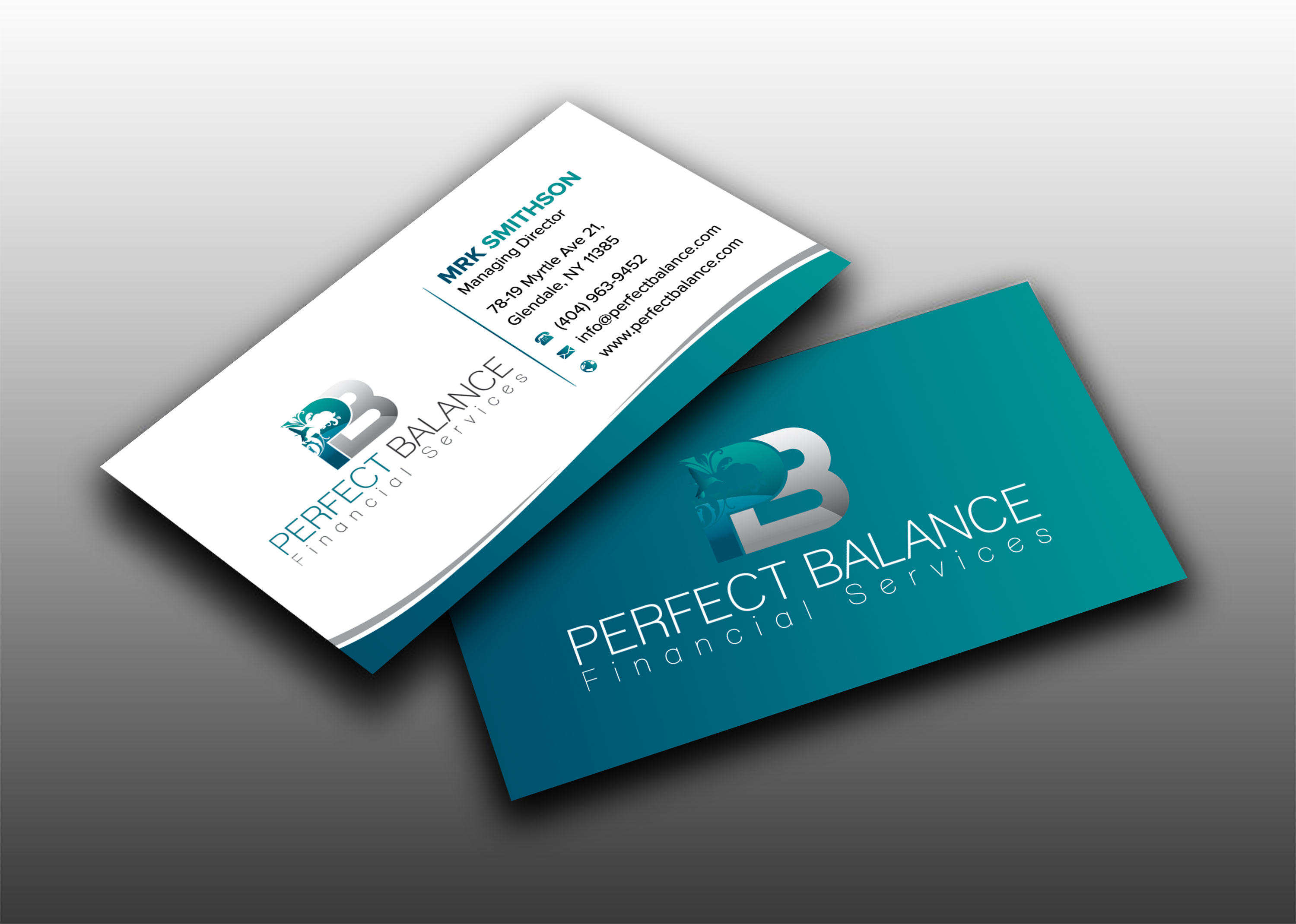 Design de Carte de Visite par sadikul islam pour Perfect Balance Financial Services | Design #30581769
