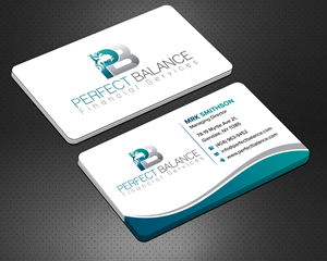 Business Card Design by sadikul islam for Perfect Balance Financial Services | Design: #30581786