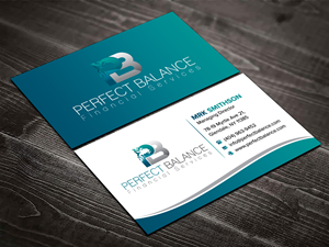 Business Card Design by sadikul islam for Perfect Balance Financial Services | Design: #30581831