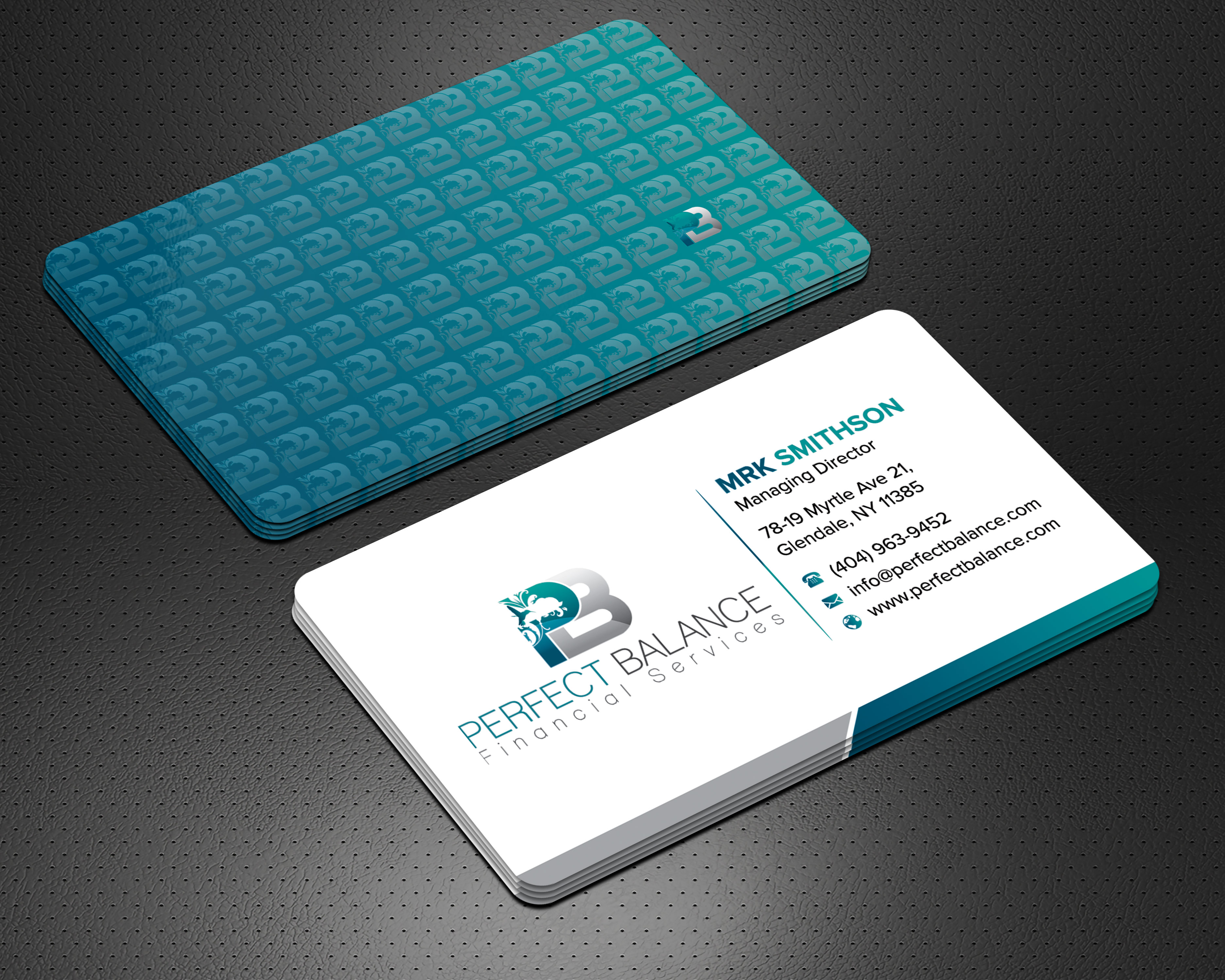 Design de Carte de Visite par sadikul islam pour Perfect Balance Financial Services | Design #30581854