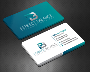 Business Card Design by sadikul islam for Perfect Balance Financial Services | Design: #30581855