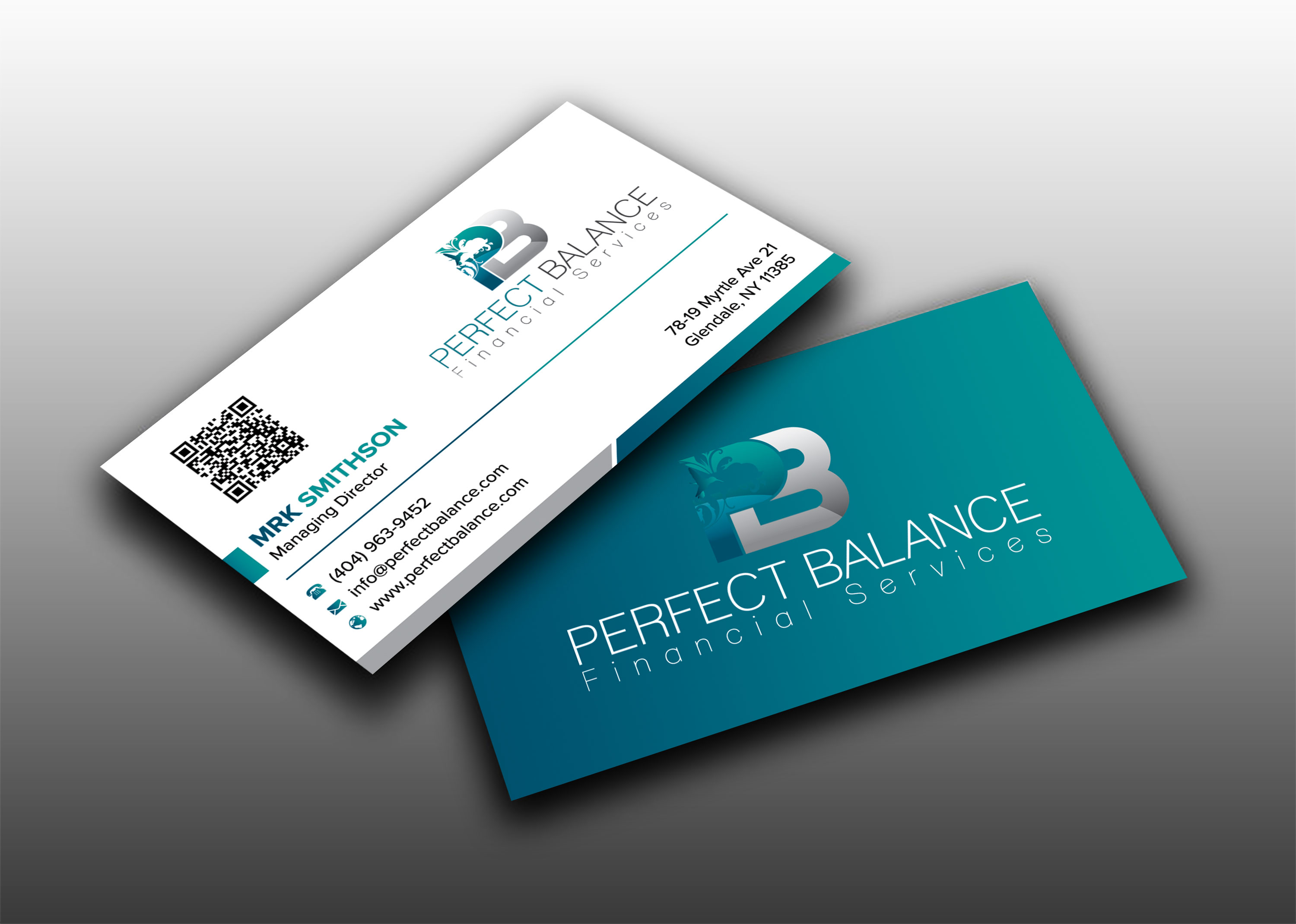 Design de Carte de Visite par sadikul islam pour Perfect Balance Financial Services | Design #30581857