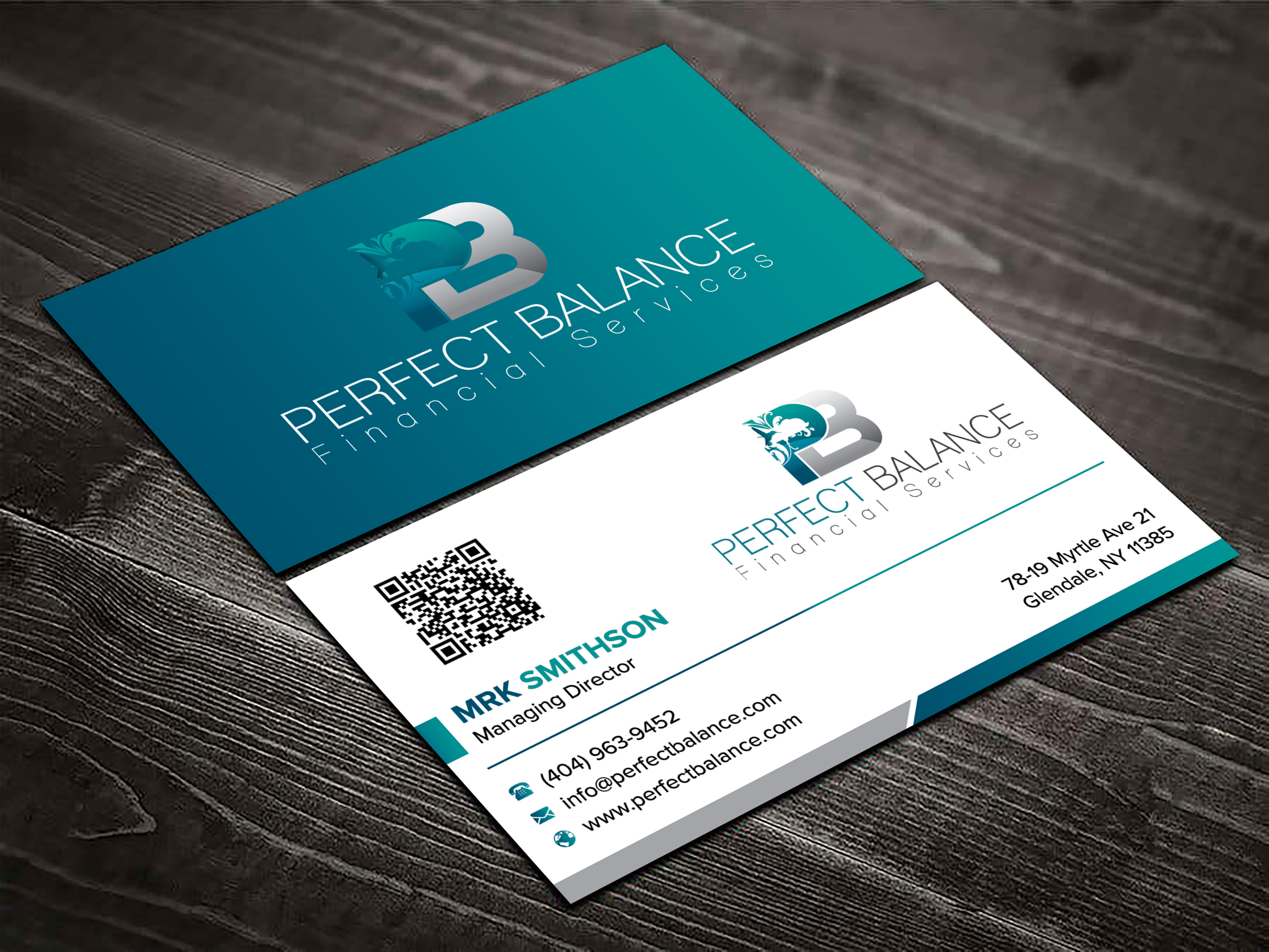 Design de Carte de Visite par sadikul islam pour Perfect Balance Financial Services | Design #30581859