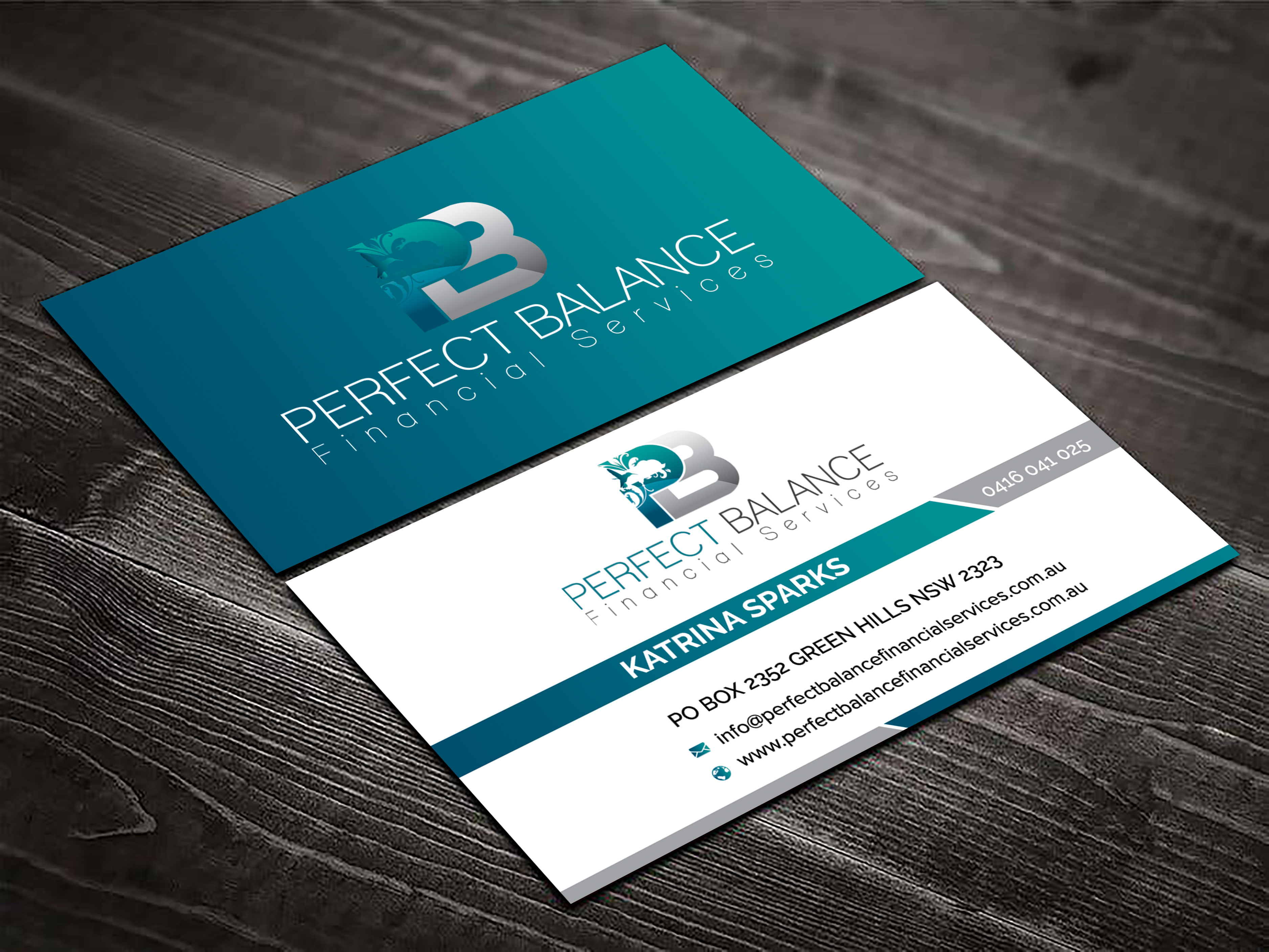 Design de Carte de Visite par sadikul islam pour Perfect Balance Financial Services | Design #30582796