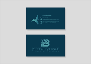 Business Card Design by MarkoE for Perfect Balance Financial Services | Design: #30600298