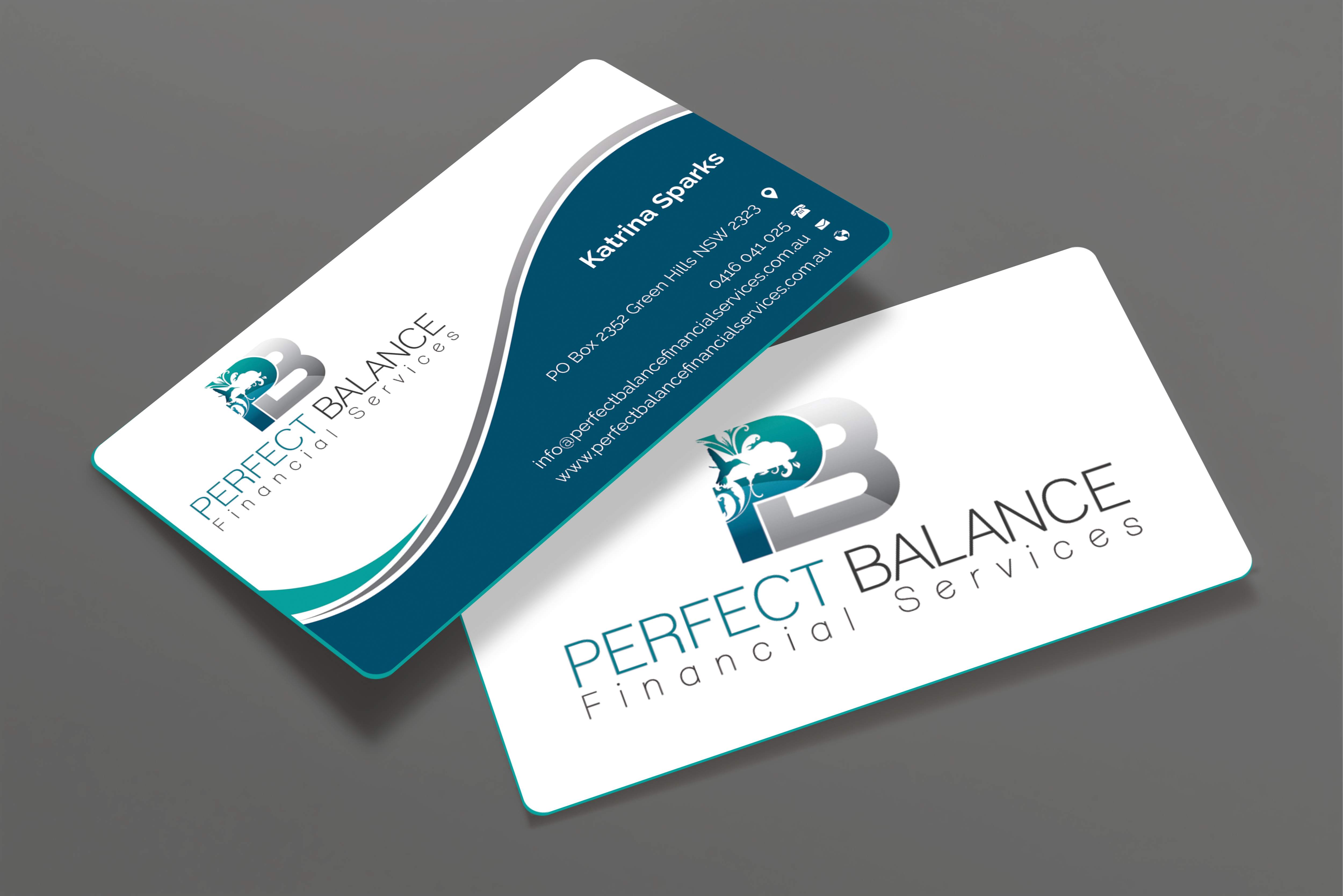 Business Card Design by Expert Bappy for Perfect Balance Financial Services | Design #30595409