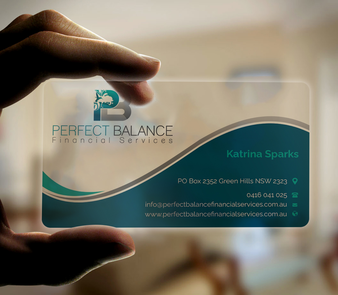 Business Card Design by Expert Bappy for Perfect Balance Financial Services | Design #30595429