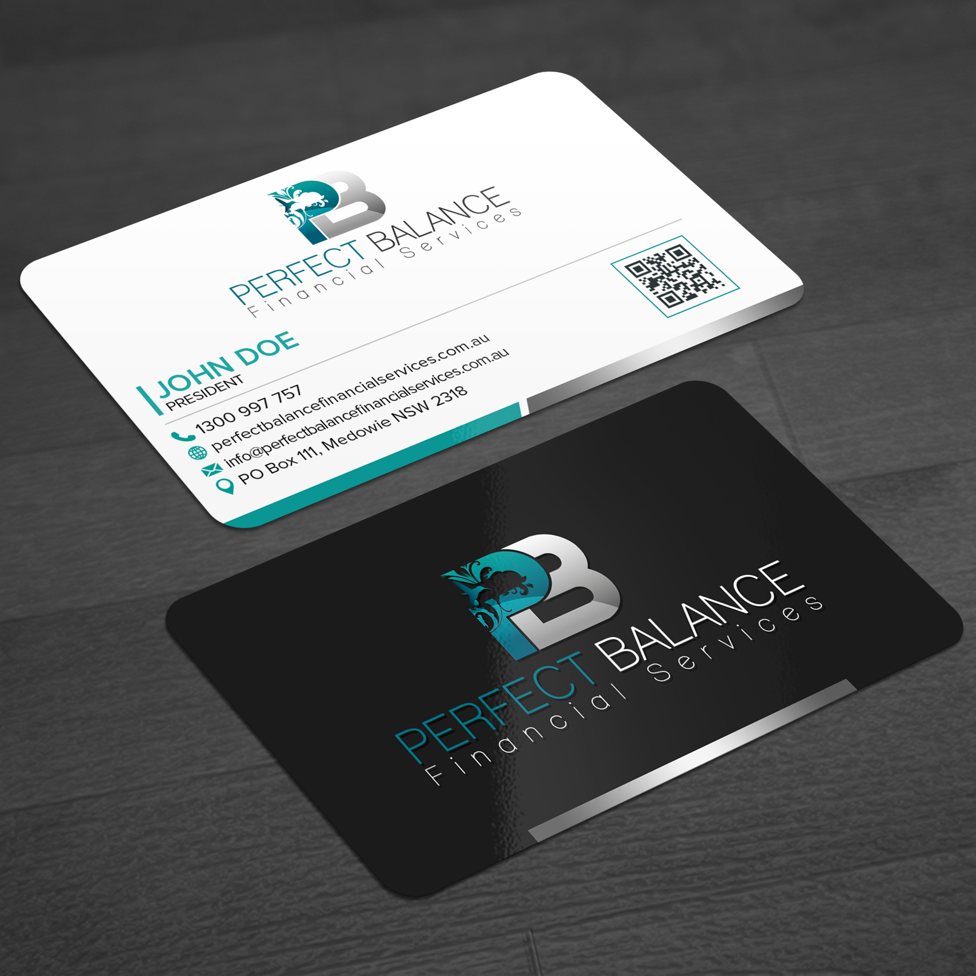 Business Card Design by WellDesign for Perfect Balance Financial Services | Design #30580239