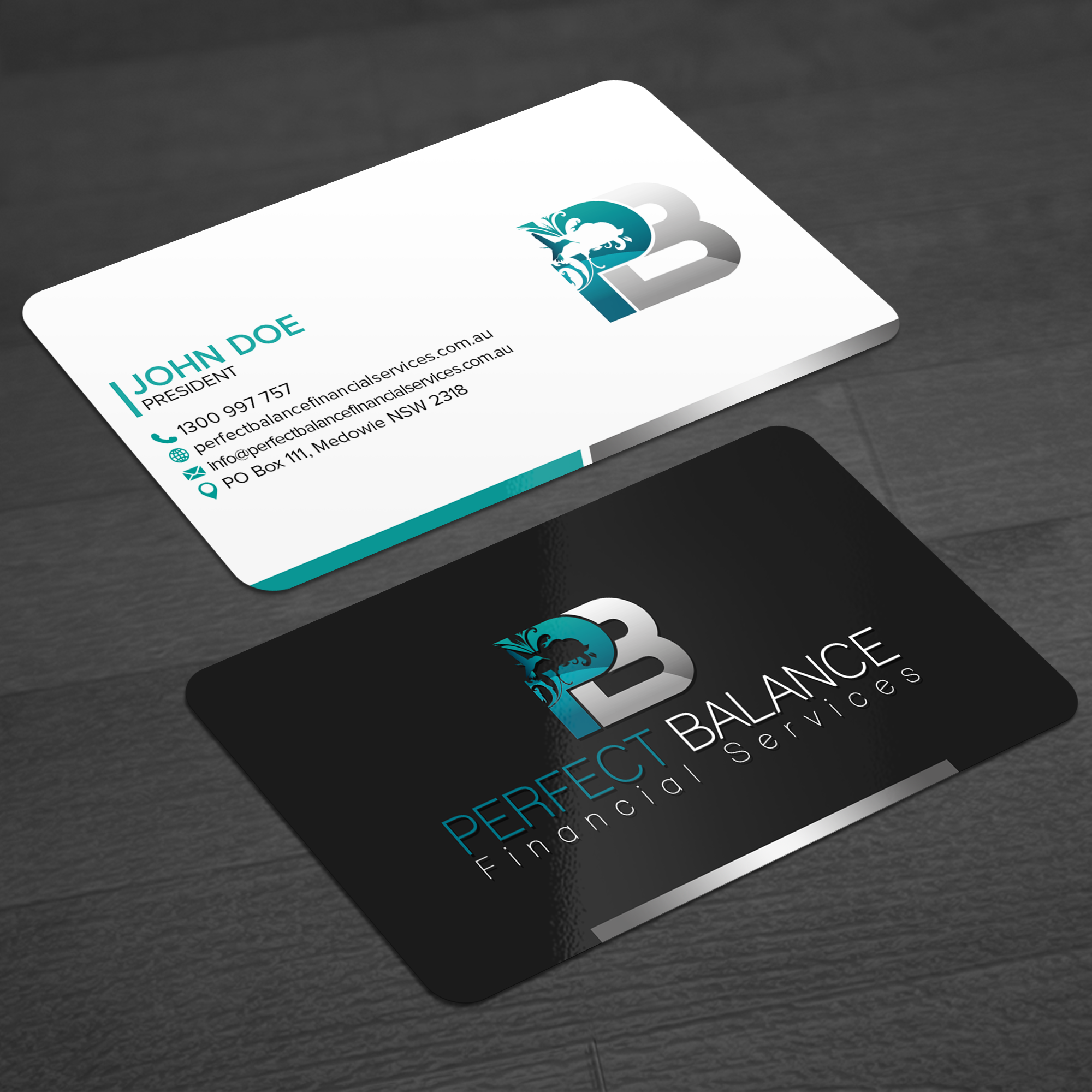 Business Card Design by WellDesign for Perfect Balance Financial Services | Design #30580240